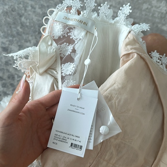 New with tags Zimmerman wonderland frill dress great for bridal - Picture 8 of 8